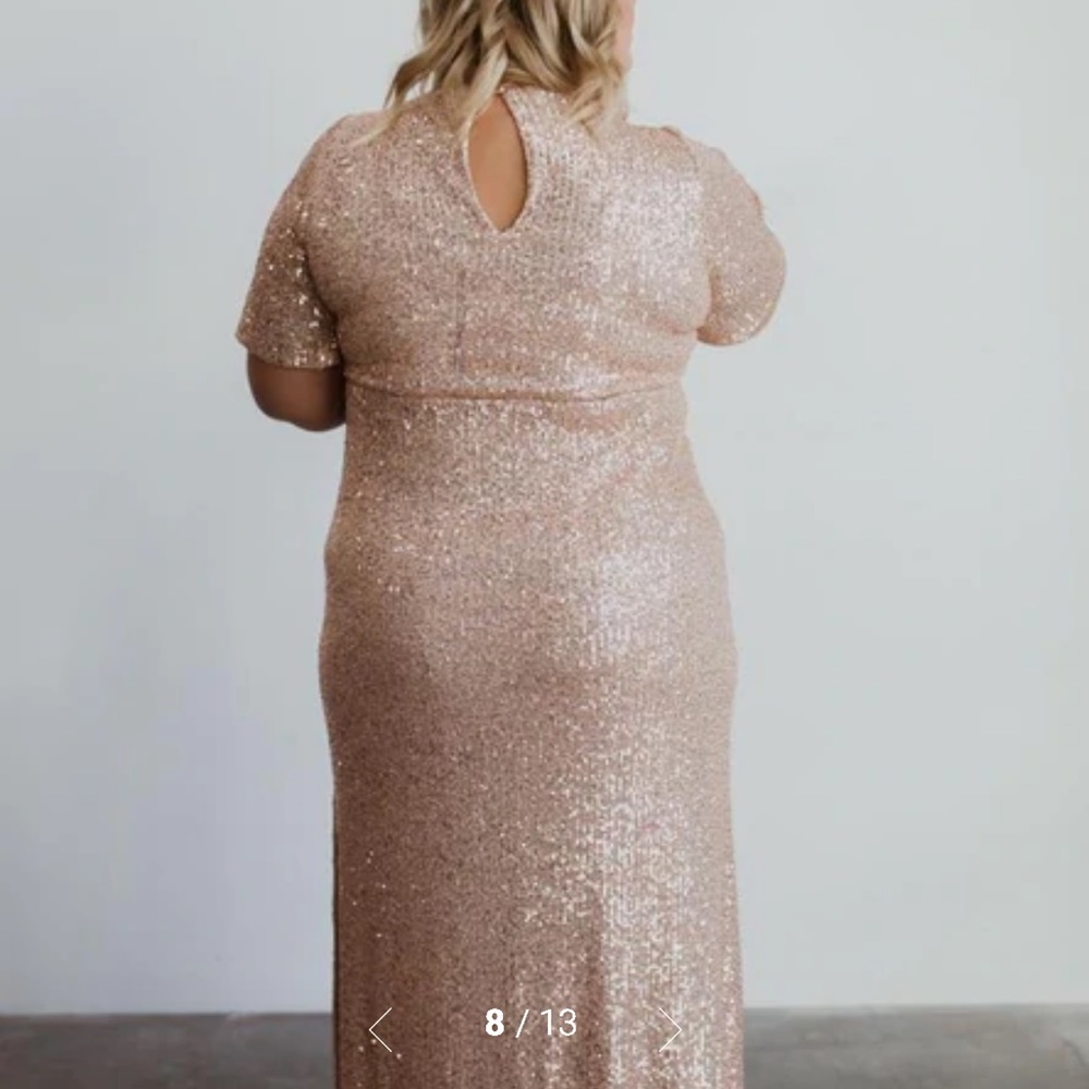 Baltic Born Gatsby Sequin Gown Nwt - image 3